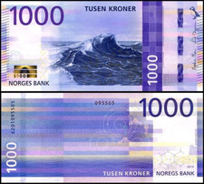 Norvège NORWAY Billet 1000 KRONER ND P57a  NEW NOUVEAU NEUF UNC