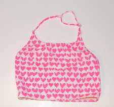 Crewcuts J Crew Girls' Girls' Pink Hearts Tankini Top G0593 Size 12