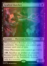 MTG Magic the Gathering Grafted Butcher (109/548) March of the Machine LP FOIL