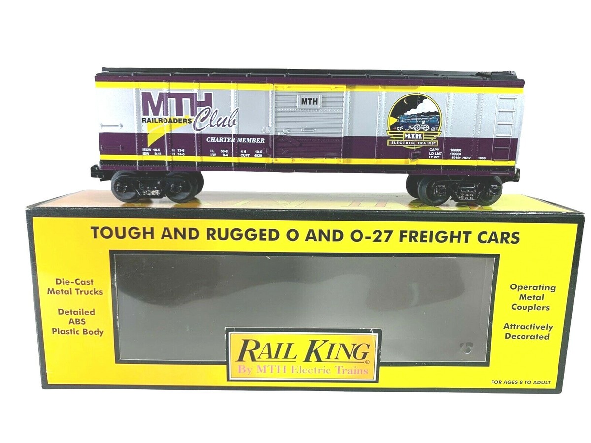 30-7423 MTH Railroaders Club Box Car | eBay