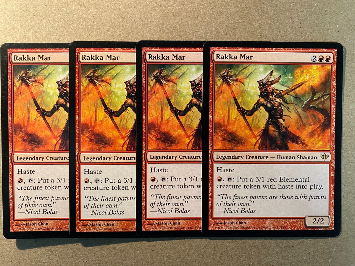 Rakka Mar 1x FOIL CON MTG Conflux Rare MINT red Rakka Mar 1x FOIL CON MTG Conflux Rare MINT red