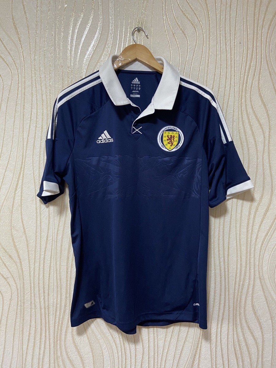 SCOTLAND 2012 2013 HOME FOOTBALL SHIRT SOCCER JERSEY ADIDAS X11932