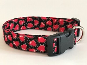 valentine dog collars