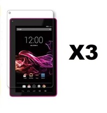 3 X HIGH DEFINITION CLEAR SCREEN PROTECTOR FOR RCA 7 Voyager 7" Tablet RCT6773W