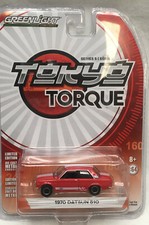 GREENLIGHT Tokyo Torque Series 5 1970 Datsun 510 Red 47030-B 1:64 Free Shipping