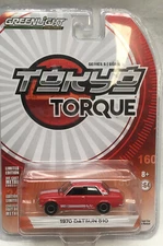 GREENLIGHT Tokyo Torque Series 5 1970 Datsun 510 Red 47030-B 1:64 Free Shipping