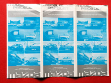 1989 MAZDA PRICE LIST - RX7, 323 Turbo 4x4, 626 GT Coupe 4WS, 121, B2000, E2200