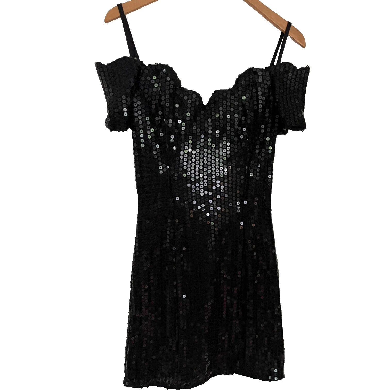 Ropa Vintage De Cóctel Lentejuelas Art Deco para Mujeres