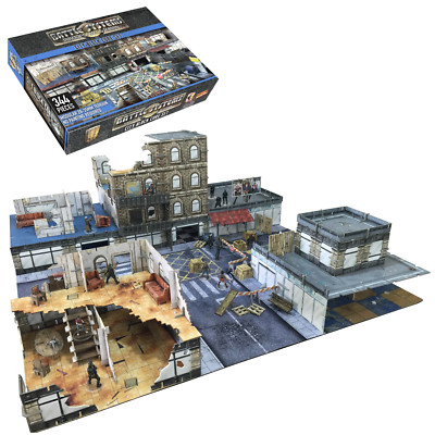 Battle Systems Terrain Urban Apocalypse City Block Core Set 28mm