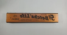 BETCHA' LIFE CANDY BAR 70s Advertising Printer Block