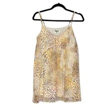 Show Me Your Mumu Circus Slip Dress Animal Print Mini Shift Size XS