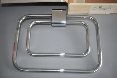 Grohe Doppel Handtuchhalter Handtuchring Vintage unverbaut Chrom Messing #B2 - Bild 1 von 4