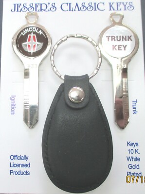 Brown LINCOLN Star White Gold Deluxe Classic Keys Set Fits