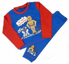 Star Wars Boy's Size C3-PO and R2-D2 Pajama Set, Size 3-4 Years
