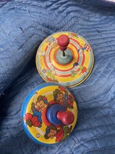 Little Tin Top Vintage Spinning Toys  2 