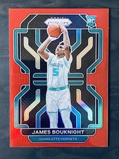 JAMES BOUKNIGHT 2022 Panini Prizm Basketball #311 RED /299 RC Charlotte Hornets