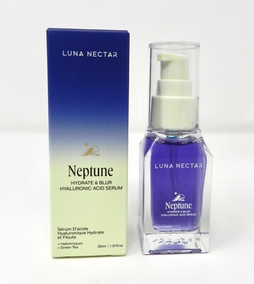 Luna Nectar Neptune Hydrate & Blur Hyaluronic Acid Serum 1.01 fl oz