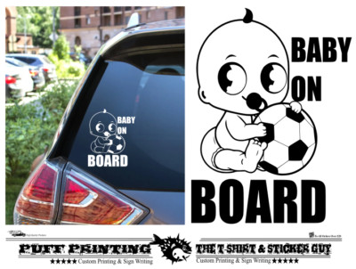 Baby an Bord Windschutzscheibe Karosserie Panel Stoßstange Auto Schild Transfer Aufkleber