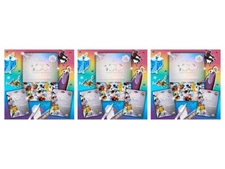 Lot of (3) Craft Buddy Disney 100 Years Wonder Crystal Art Sticker Starter Packs