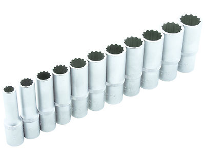 Vielzahn Steckschlüssel 12-Kant 3/8 Zoll Nusssatz 8-19 mm Kfz Stecknuss Satz