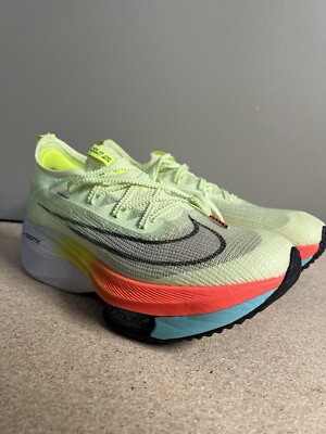 Nike Air Zoom Alphafly Next% Barely Volt 2021 195237781768| eBay