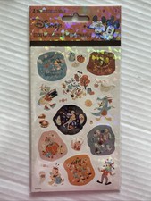 DISNEY Mickey Mouse Friends Halloween 4 sheets of stickers new Sandy Lion NIP