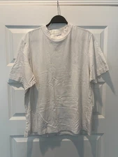 Abercrombie & Fitch Oversized 90s Gray Tee Mens Large White