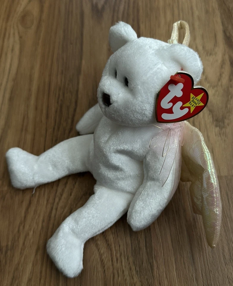 Ty Beanie Babies Navidad Lote de 5 Lawrence Zero Holiday Teddy Santa Halo con etiqueta Foto 2 de 4