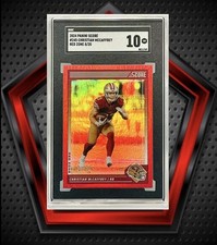 Christian McCaffrey *8/20* 2024 Panini Score Red Zone *SGC 10* #245 49ers NFL