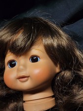 5" vintage Vinyl Doll Head Plastic Doll Parts Doll Making Doll Repair Crafts