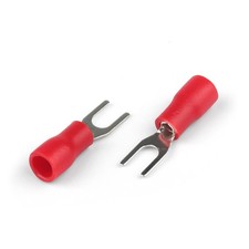 200PCS 22-16AWG Vinyl Insulated Crimp Fork Spade Terminals Gauge Wire Connectors