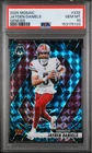 2025 Panini Mosaic #232 Jayden Daniels Genesis SSP Washington Commanders PSA 10