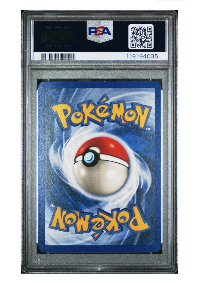 1999 Pokemon Game Hitmonchan Holo 7/102 PSA 8 Near Mint, Free Shipping - Image 2 of 3