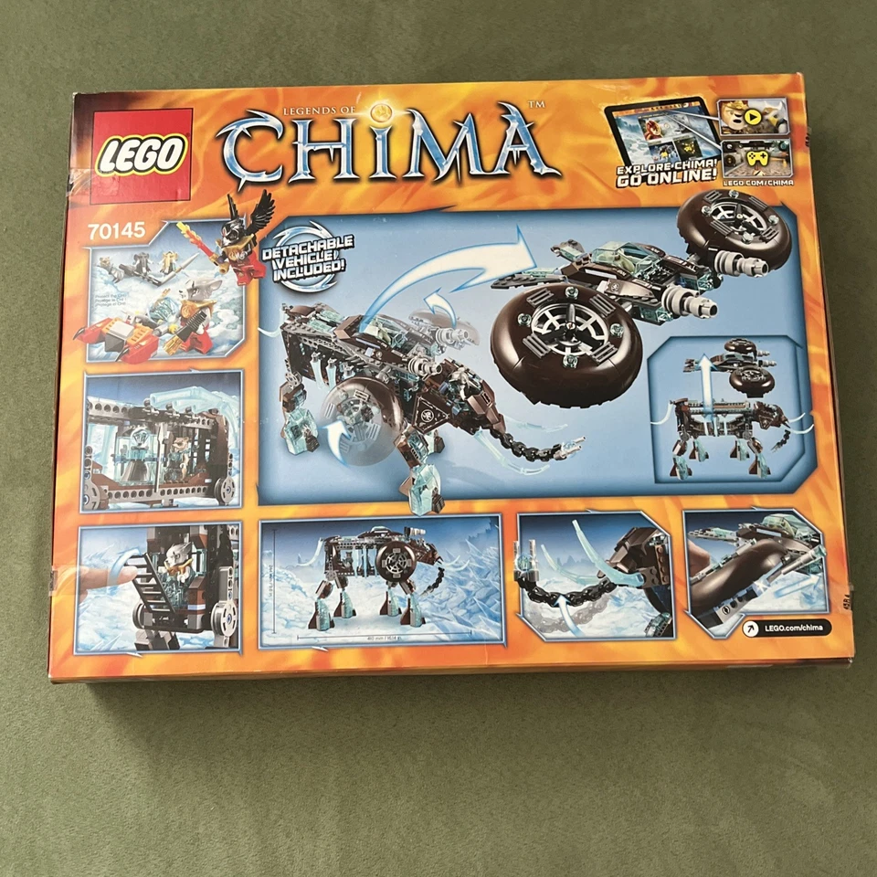 LEGO 70145 - Chima - Maula’s Ice Mammoth Stomper MIB New Sealed - Image 2 of 4