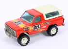 Vintage Hot Wheels 1980 Ford Bronco #21 Real Riders Red with Motorcycle