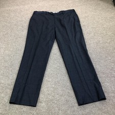 Brooks Brothers Pants Mens 38x30 Blue Regent Fit Wool Check Dress Business