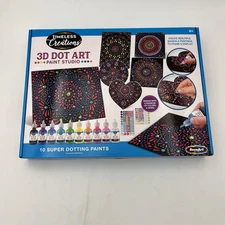 RoseArt 3D Dot Art Paint Studio Kit Diamond-like Craft Set Mandela Adults Kids