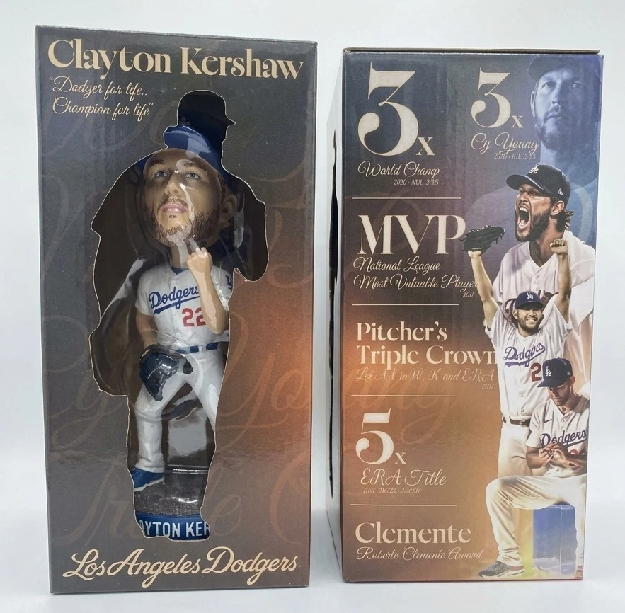 Clayton Kershaw 2000奪三振記念フィギュア Clayton Kershaw MLB 球迷点头娃娃| eBay