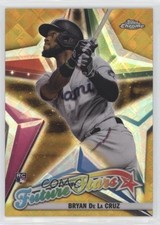 2022 Topps Chrome Logofractor Edition Gold Refractor 8/50 Bryan De La Cruz 0xh3