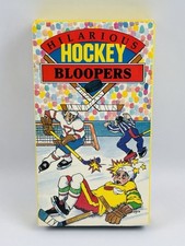 Hilarious Hockey Bloopers VHS 1991 Vintage NHL Sports Blooper Tape Tested Vtg