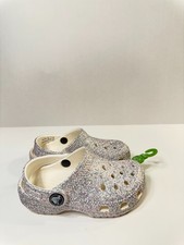 0465 Crocs Kids Classic Glitter Clogs Kid's Shoes Mystic Glitter : 8 Toddle
