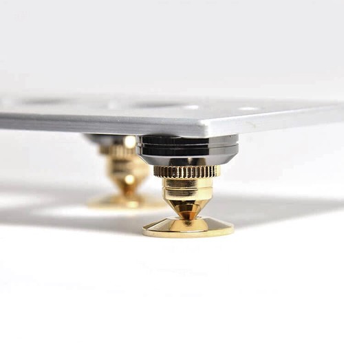 4X/8X Golden Speaker Spikes CD Audio Amplifier Turntable Isolation Copper Feet - Picture 5 of 7