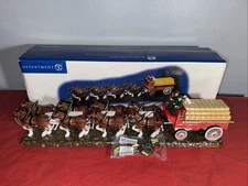Department 56 Snow Village Accessory - Budweiser Clydesdales Horses 56.55256