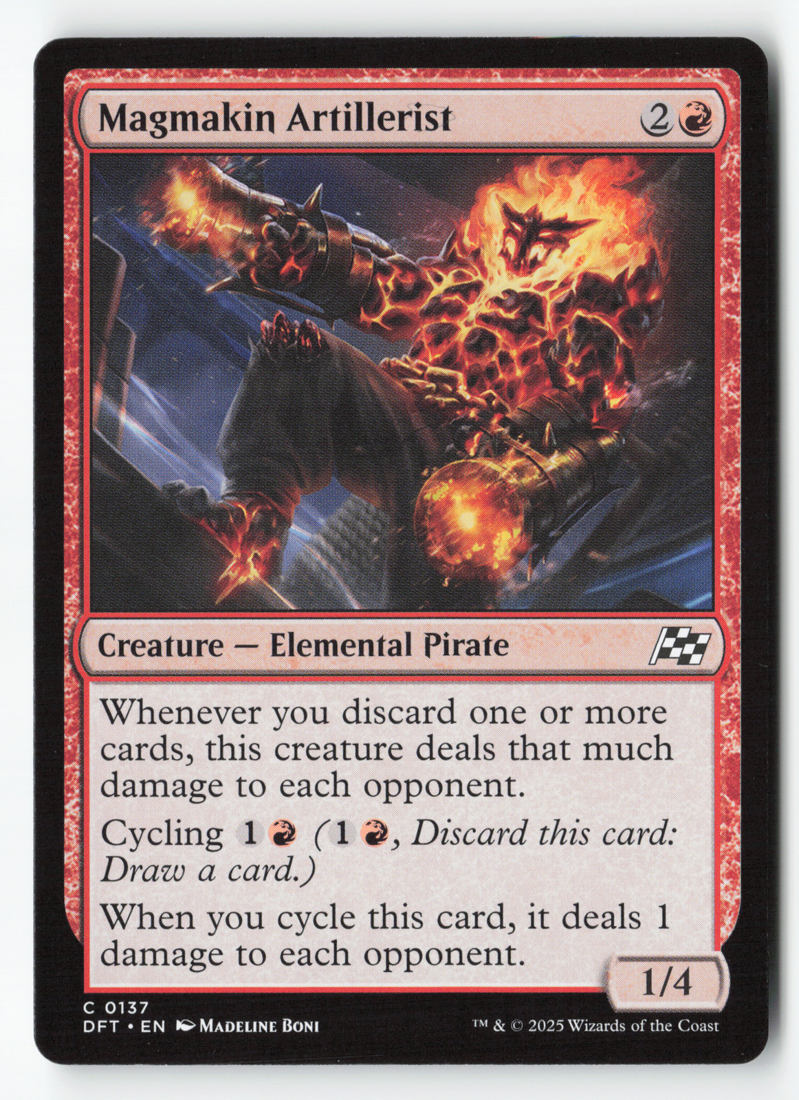 Magmakin Artillerist Aetherdrift 137 NM Magic