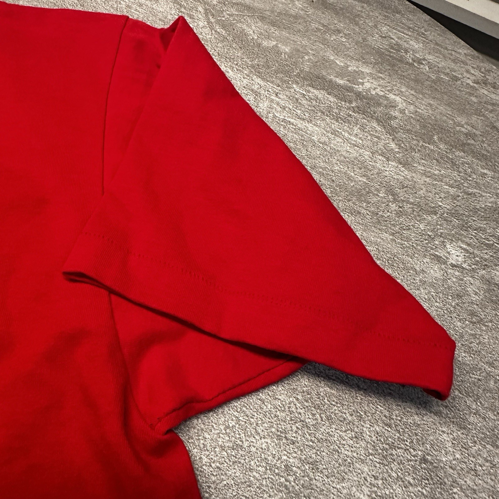 Camicia vintage anni 90 cotone fila punto singolo Huntsville USA rosso Hibbett