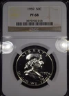 1959 Franklin Half Dollar "NGC PF68"
