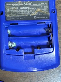 Nintendo Game Boy Color Pok&eacute;mon Grape Console - Cleaned, Tested And 100% Funct