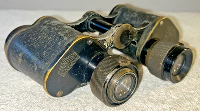 Huet of Paris Trinotrix 8x30 Binoculars Grand Champ Serial No 97764 Vintage - Image 1 of 4