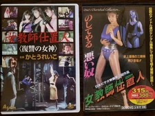 JP FEMALE TEACHER PUNISHER 1&2 JAPAN V-CINEMA SUPER RARE SEXY REIKO KATO