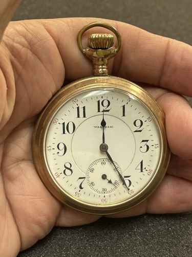 1907 Waltham Crescent St. Grade Railroad Grade Pocket Watch.............TJ1089